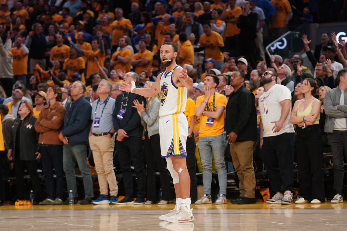 Stephen Curry et les Warriors en NBA