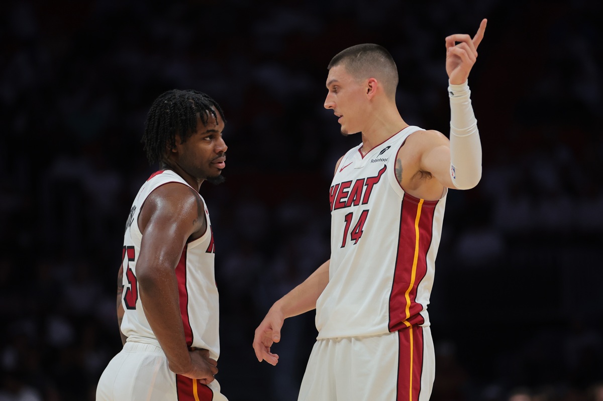 Davion Mitchell et Tyler Herro Heat