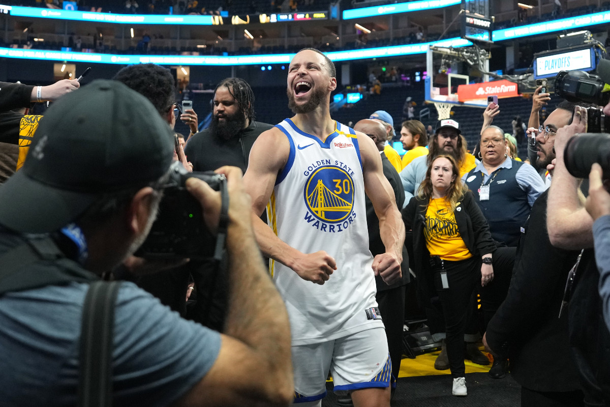 Stephen Curry avec les Warriors