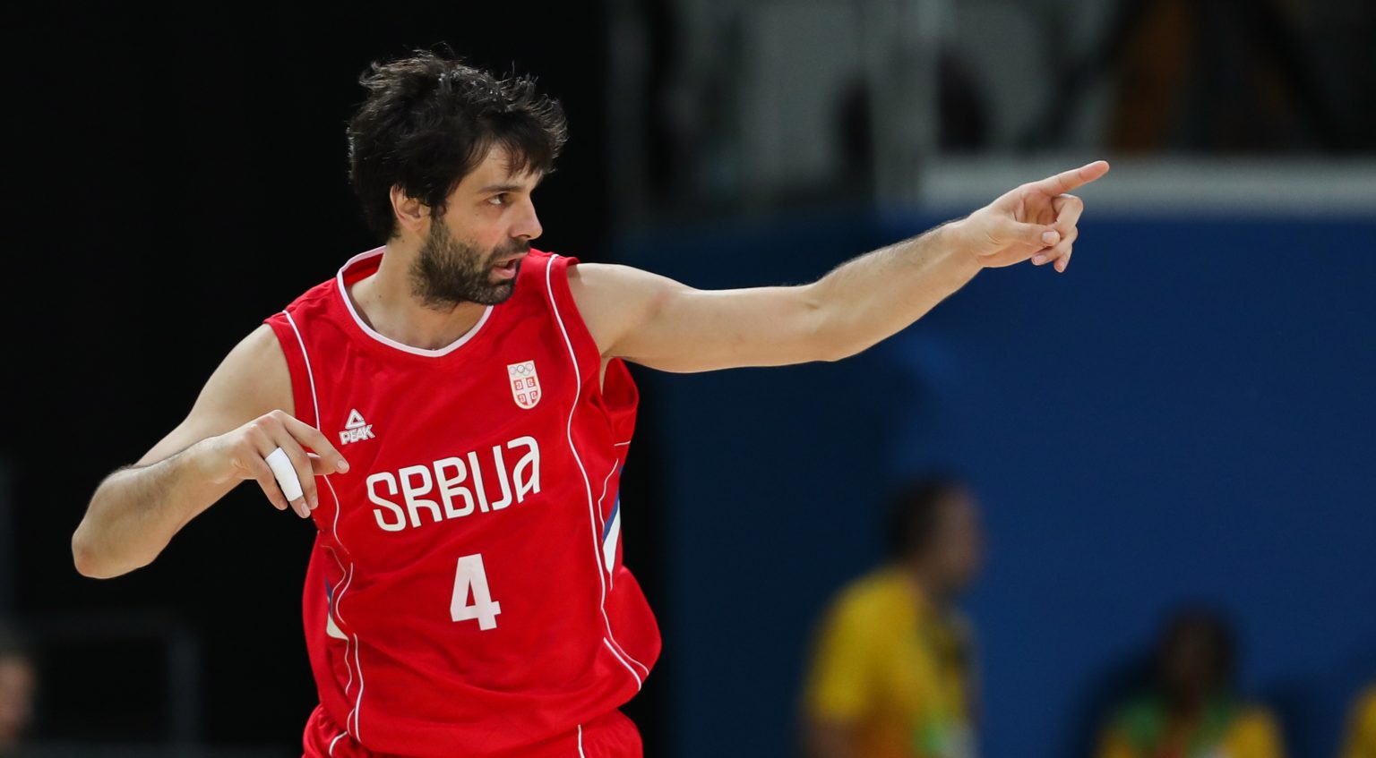 Milos Teodosic avec la Serbie