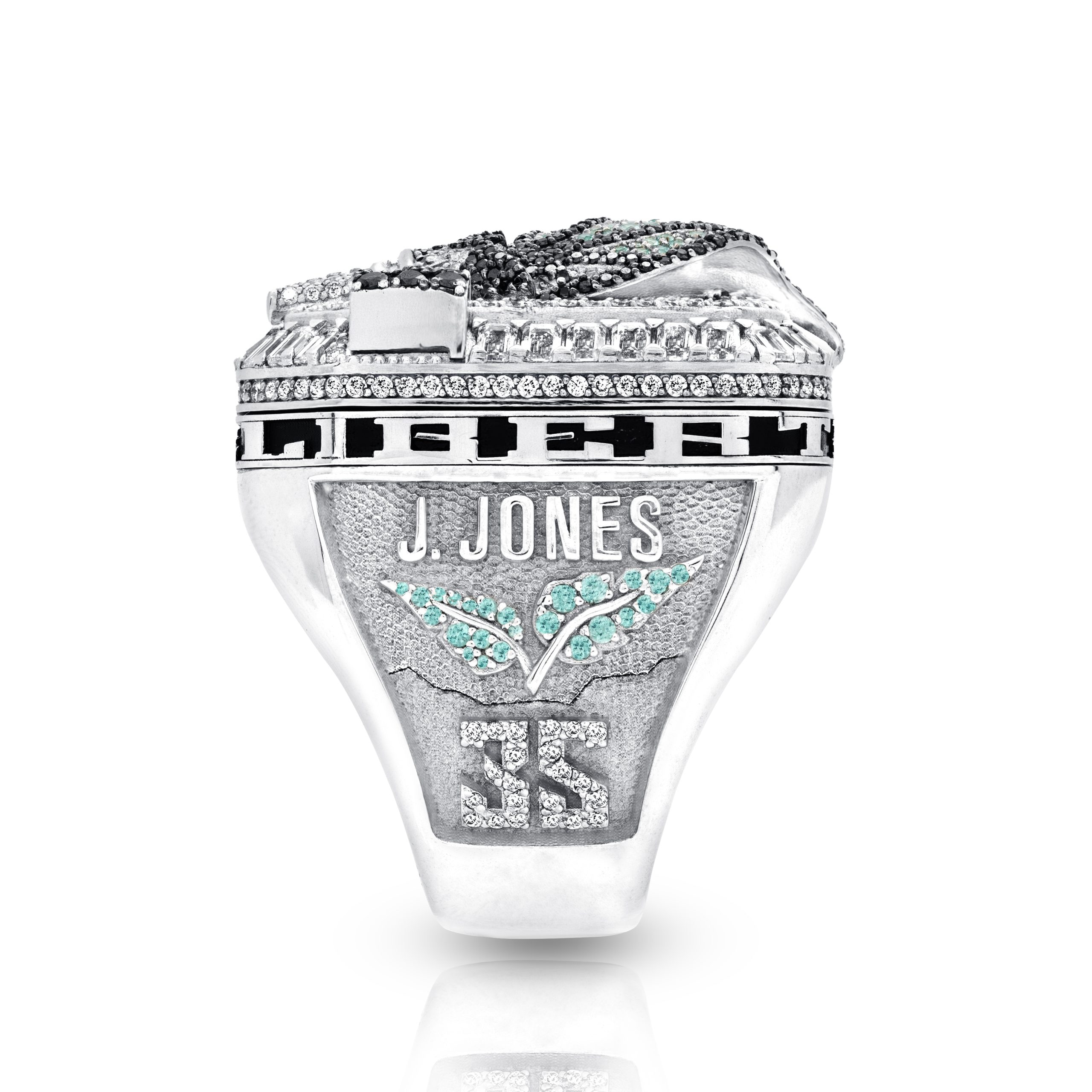 Les bagues de champion du New York Liberty