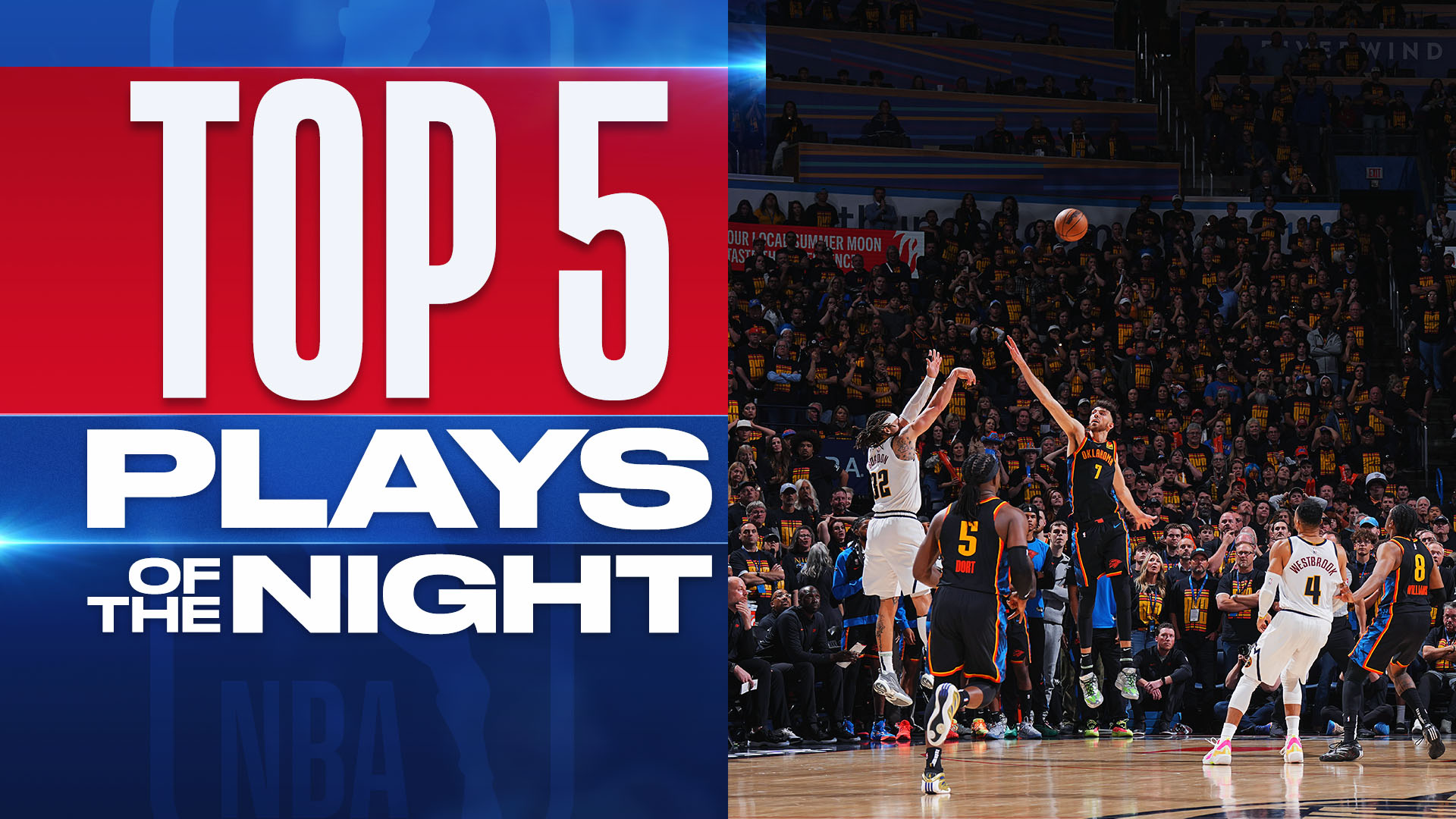 Le Top 5 de la nuit avec Aaron Gordon