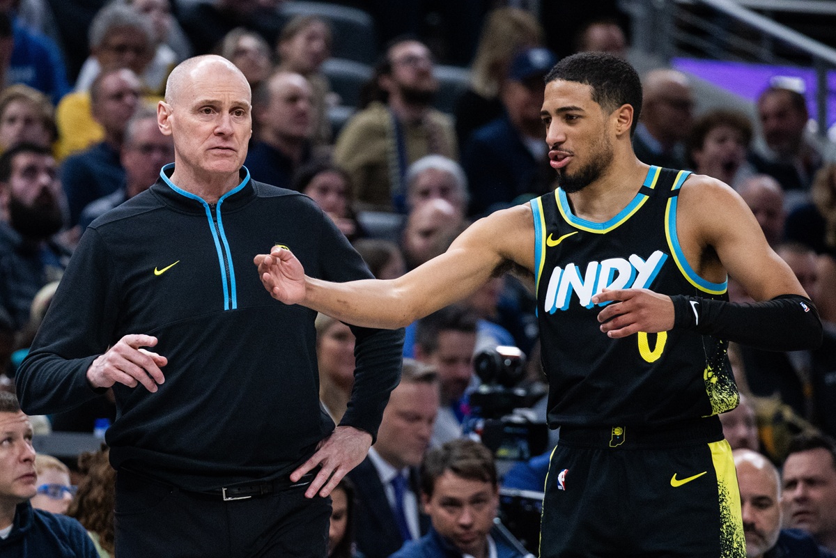 Tyrese Haliburton et Rick Carlisle