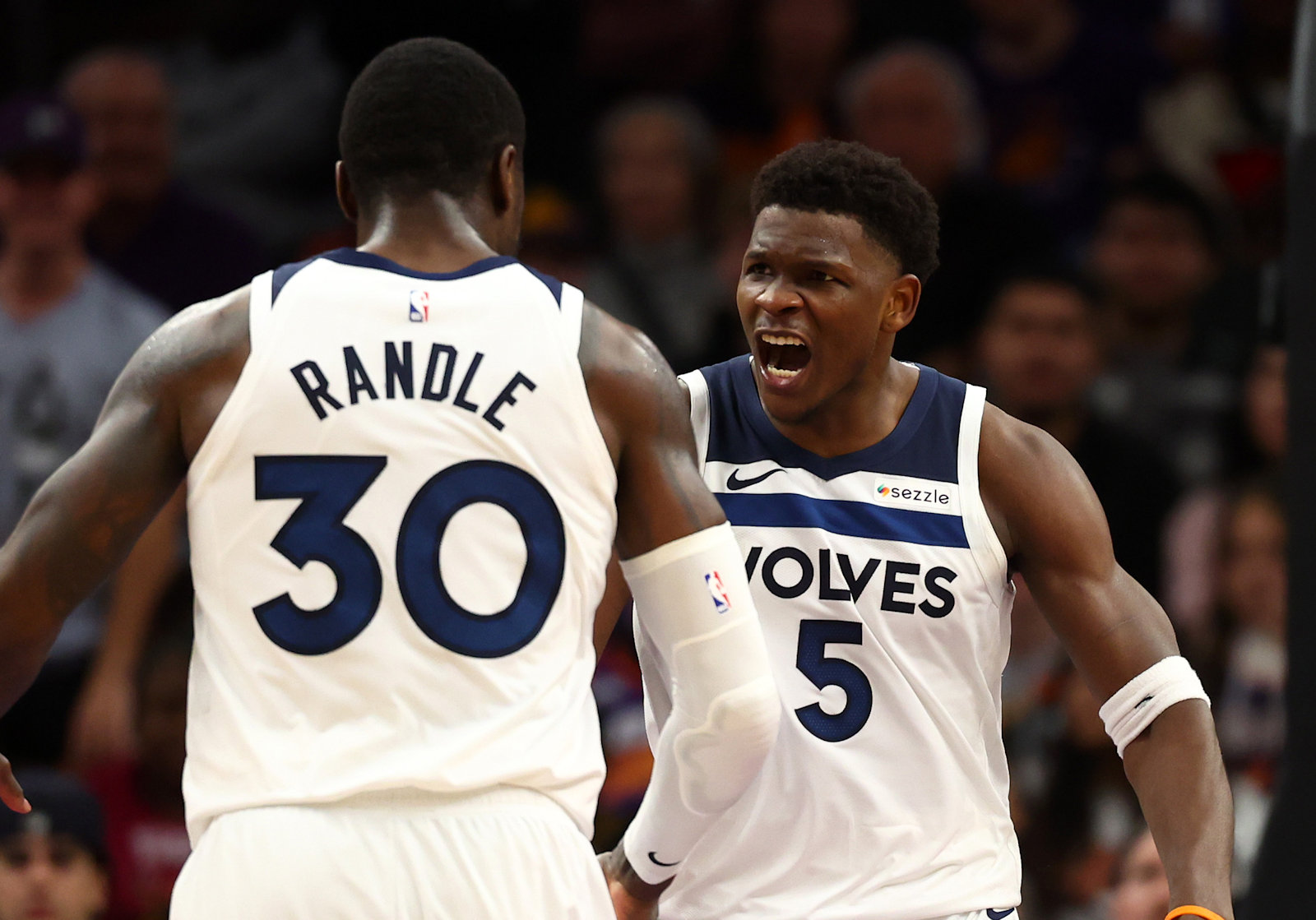 Julius randle Anthony Edwards