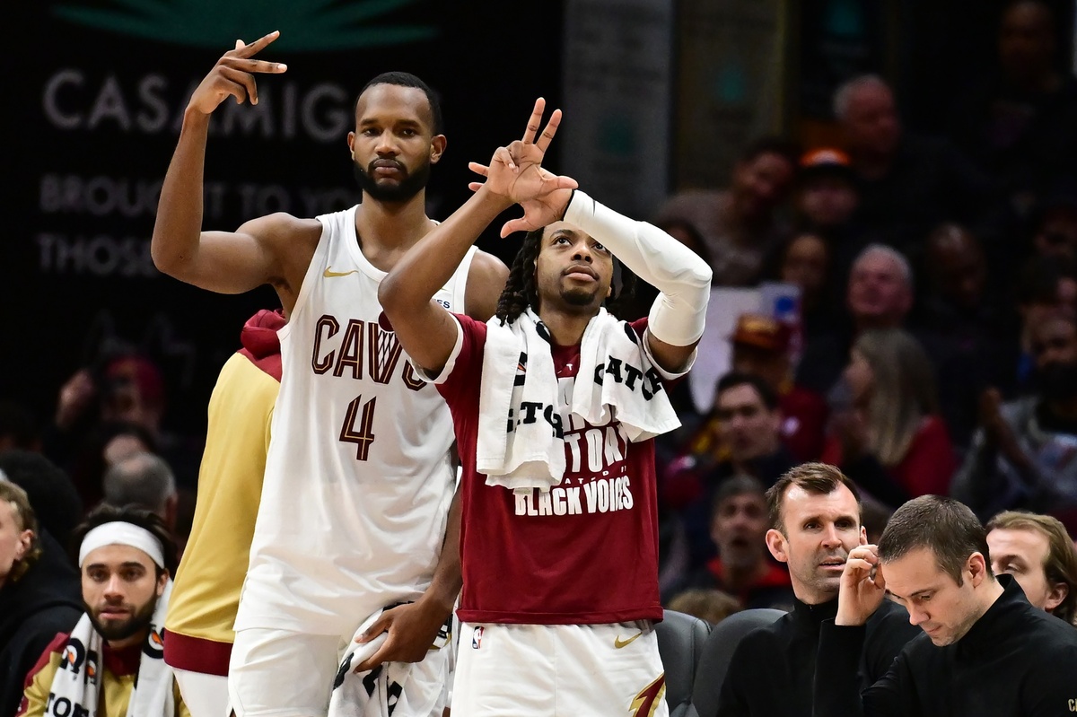 Darius Garland et Evan Mobley