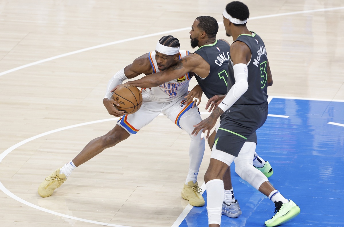 Shai Gilgeous-Alexander face aux Wolves