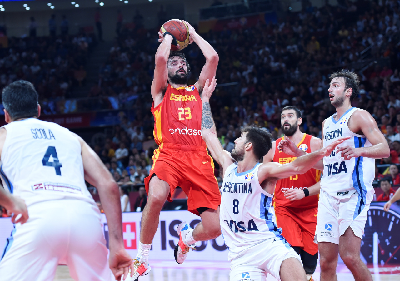 Sergio Llull avec l'Espagne