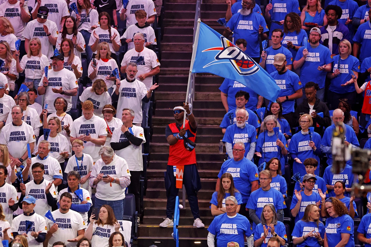 Le public du Thunder d'Oklaohma City au Paycom Center
