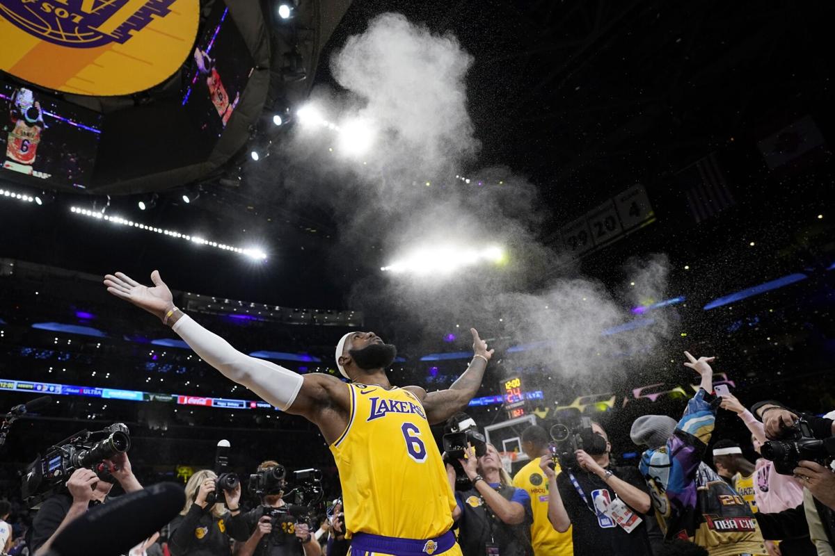 LeBron James avec les Lakers