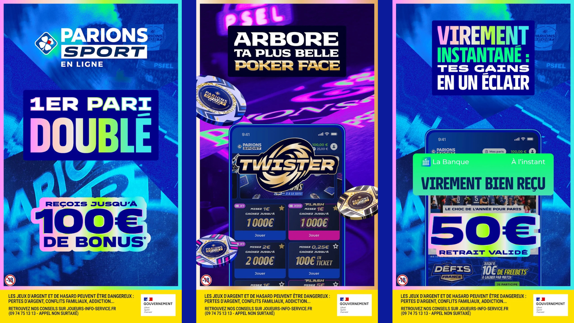 L'application Parions Sport est disponible sur Androïd et iOS.