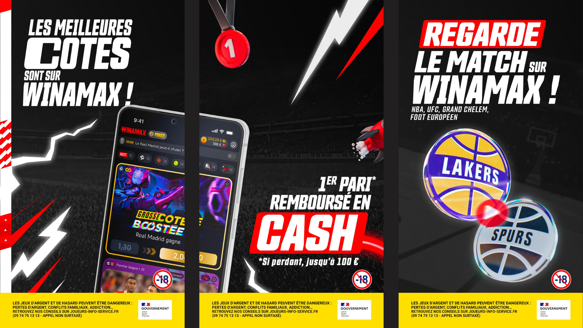 Pariez sur l'app Winamax pour obtenir les meilleures cotes