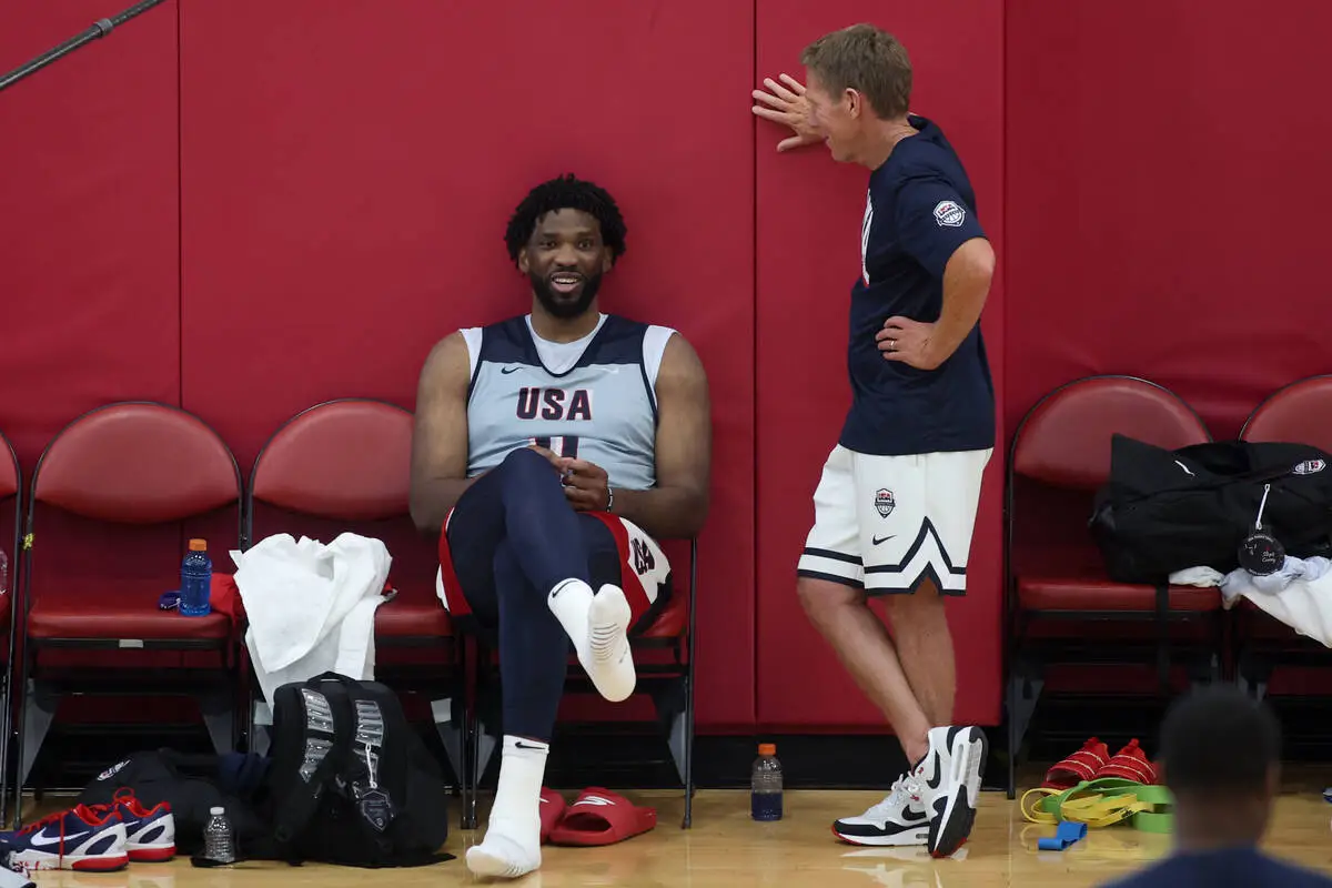 Joel Embiid avec Team USA