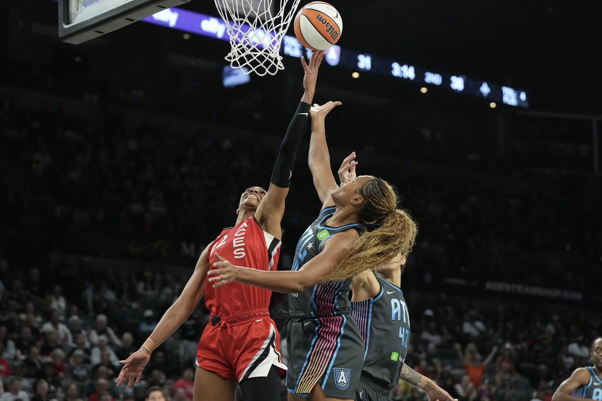 A'ja Wilson avec les Aces