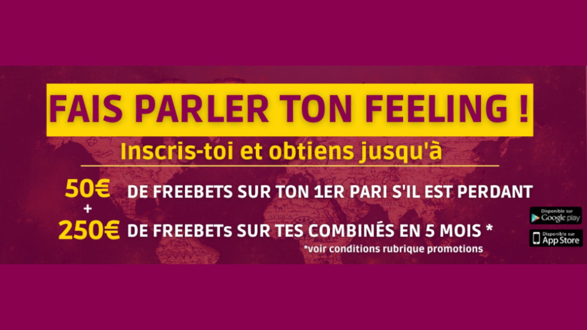 Gagnez 100 € avec le bonus Feelingbet paris sportifs