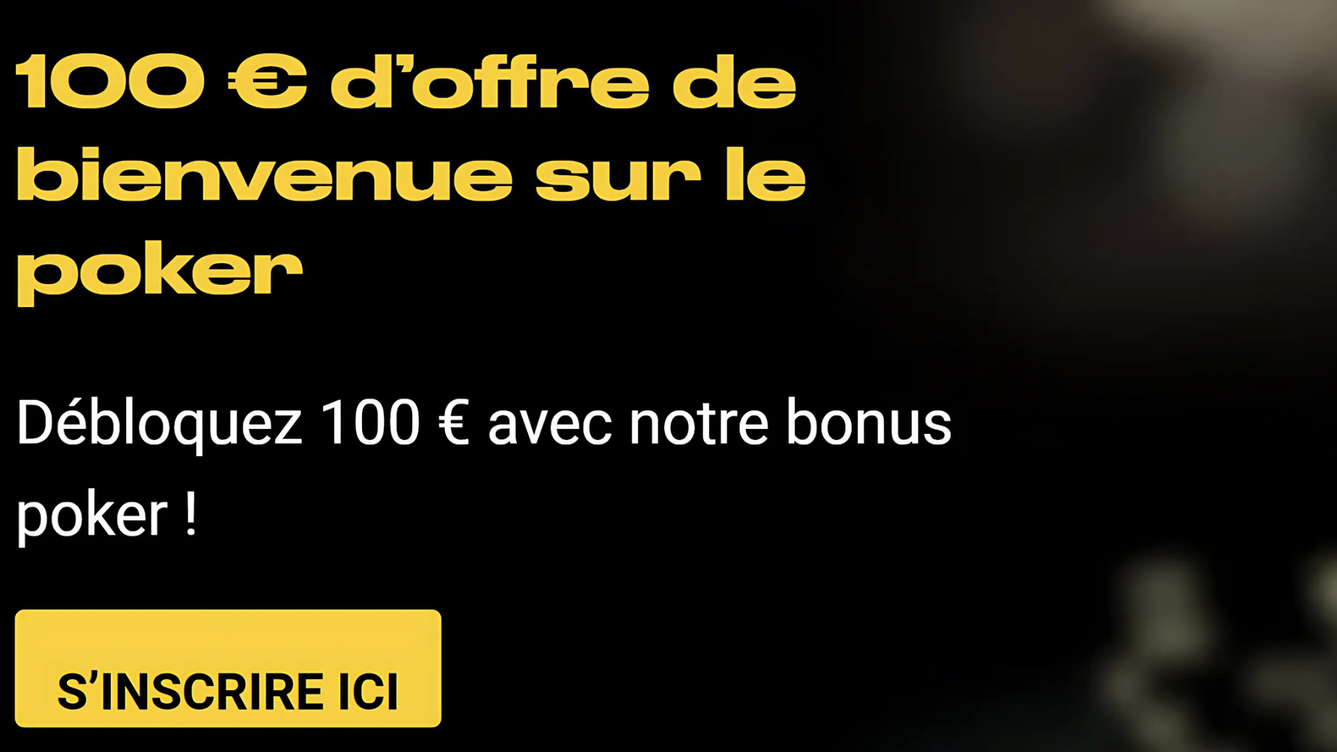 Offre de bienvenue poker Bwin