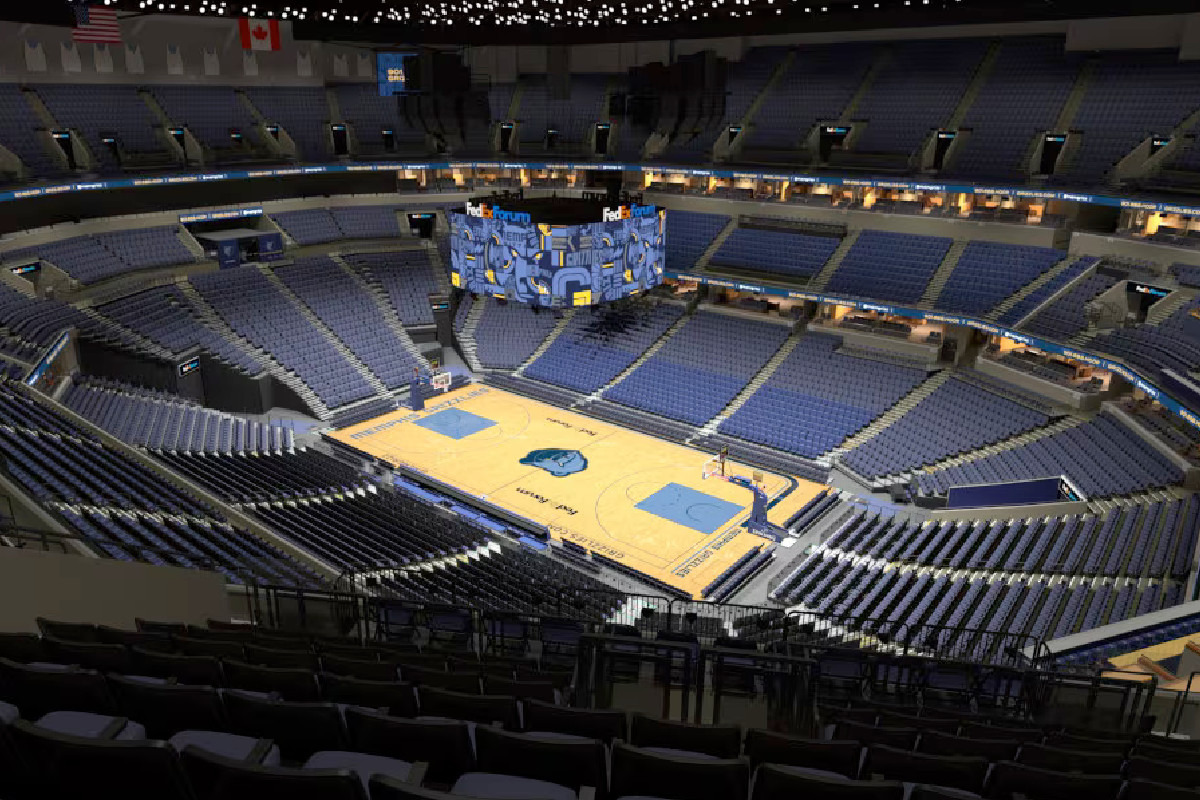 Le FedEx Forum de Memphis
