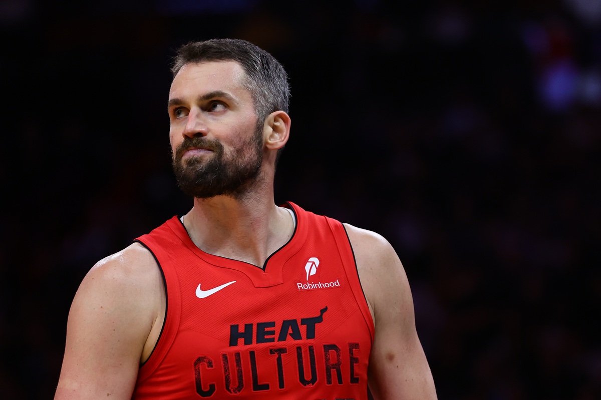 Kevin Love avec le Heat contre les 76ers