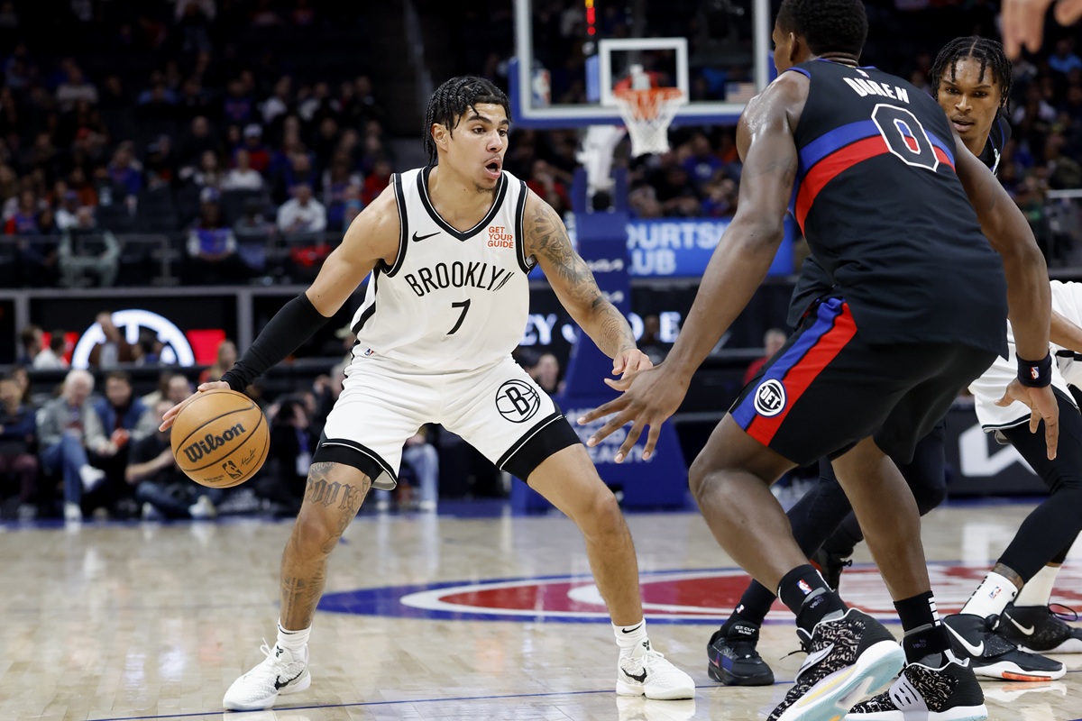 Killian Hayes (Nets) contre les Pistons
