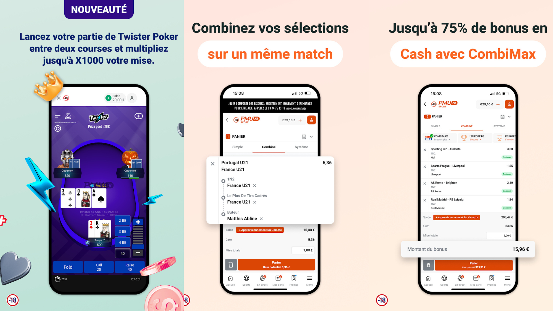 Application mobile PMU Sport 2025 iOS Android avec paris en direct et streaming