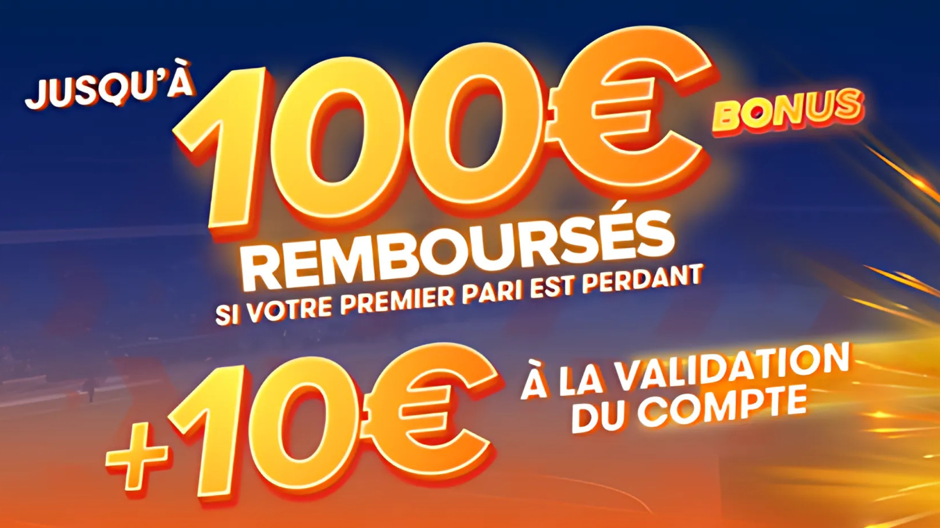 Bonus de bienvenue Betsson : 10 € sans dépôt + 100 € remboursés