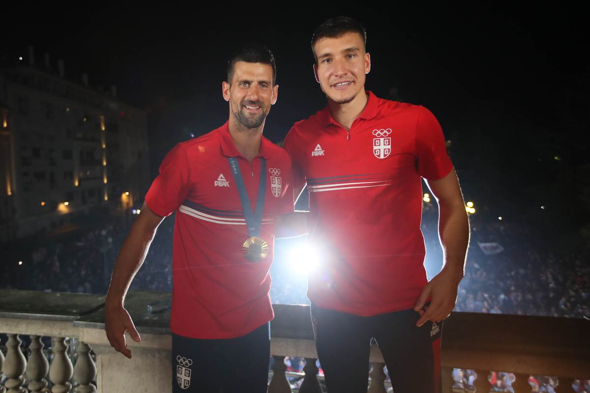 Novak Djokovic et Bogdan Bogdanovic