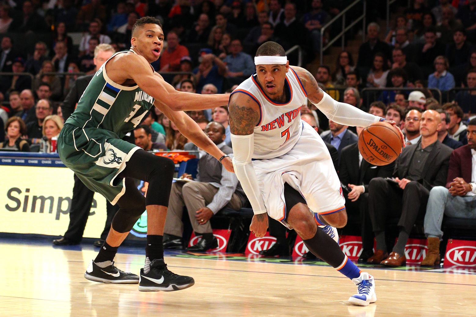 Carmelo Anthony Giannis Antetokounmpo