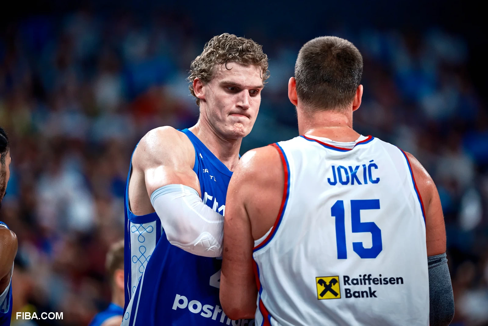 Lauri Markkanen Nikola Jokic Serbie Finlande