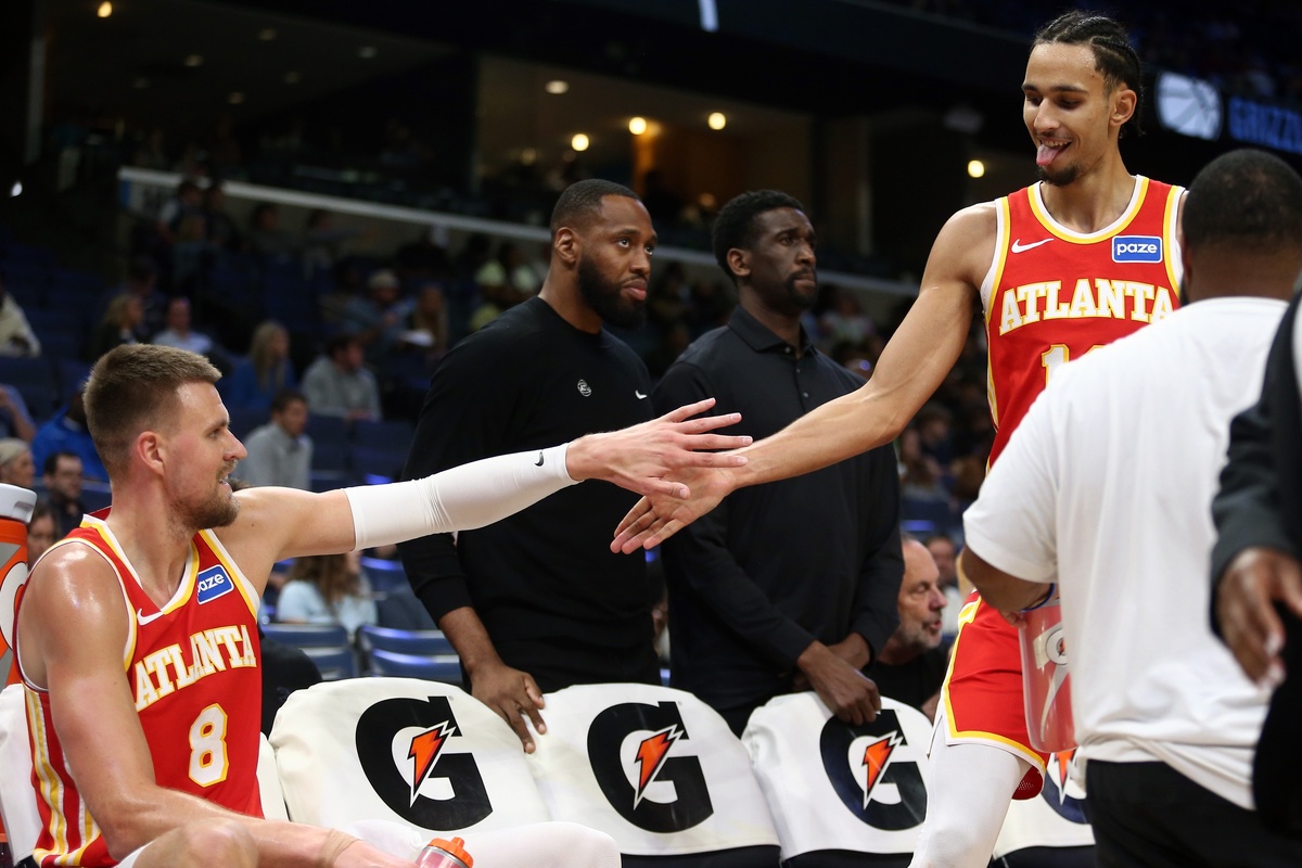 Zaccharie Risacher et les Hawks