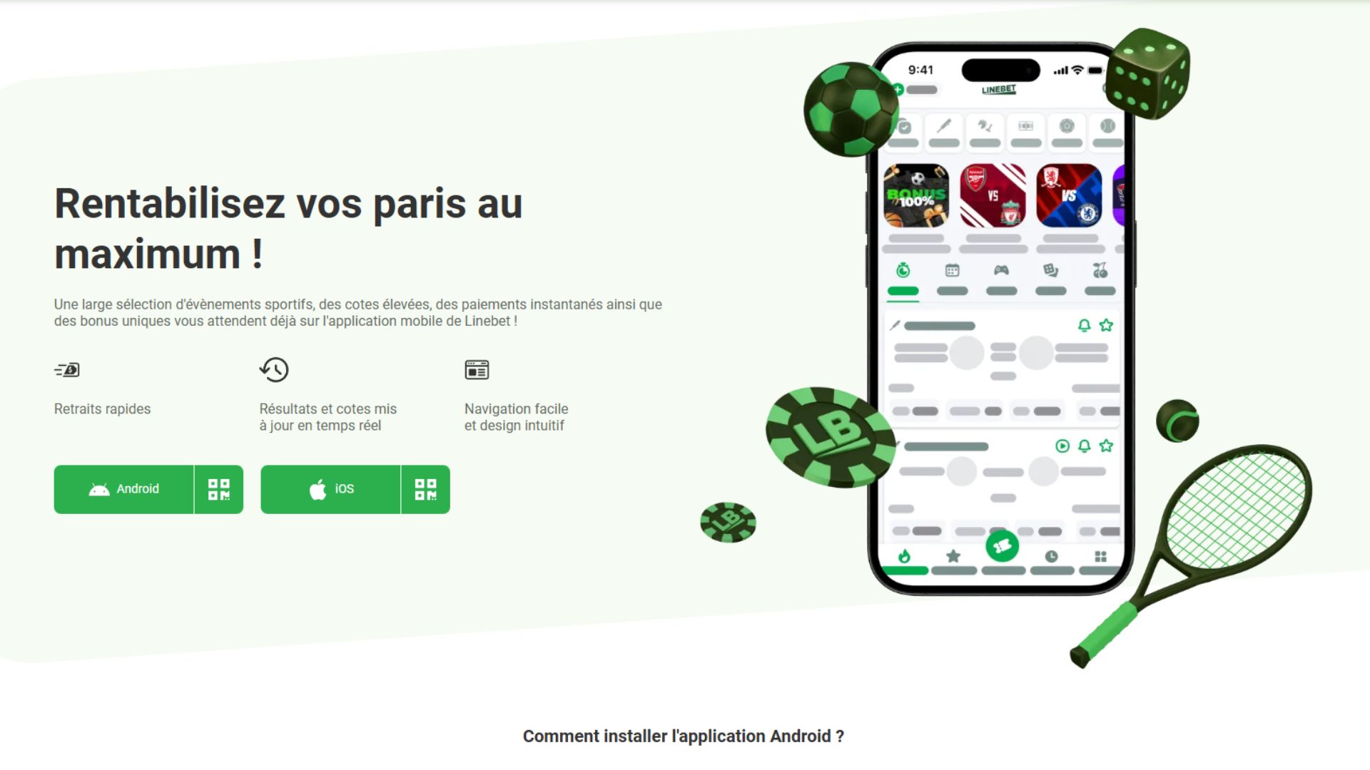 Installez l'application Linebet sur votre mobile Android en quelques secondes