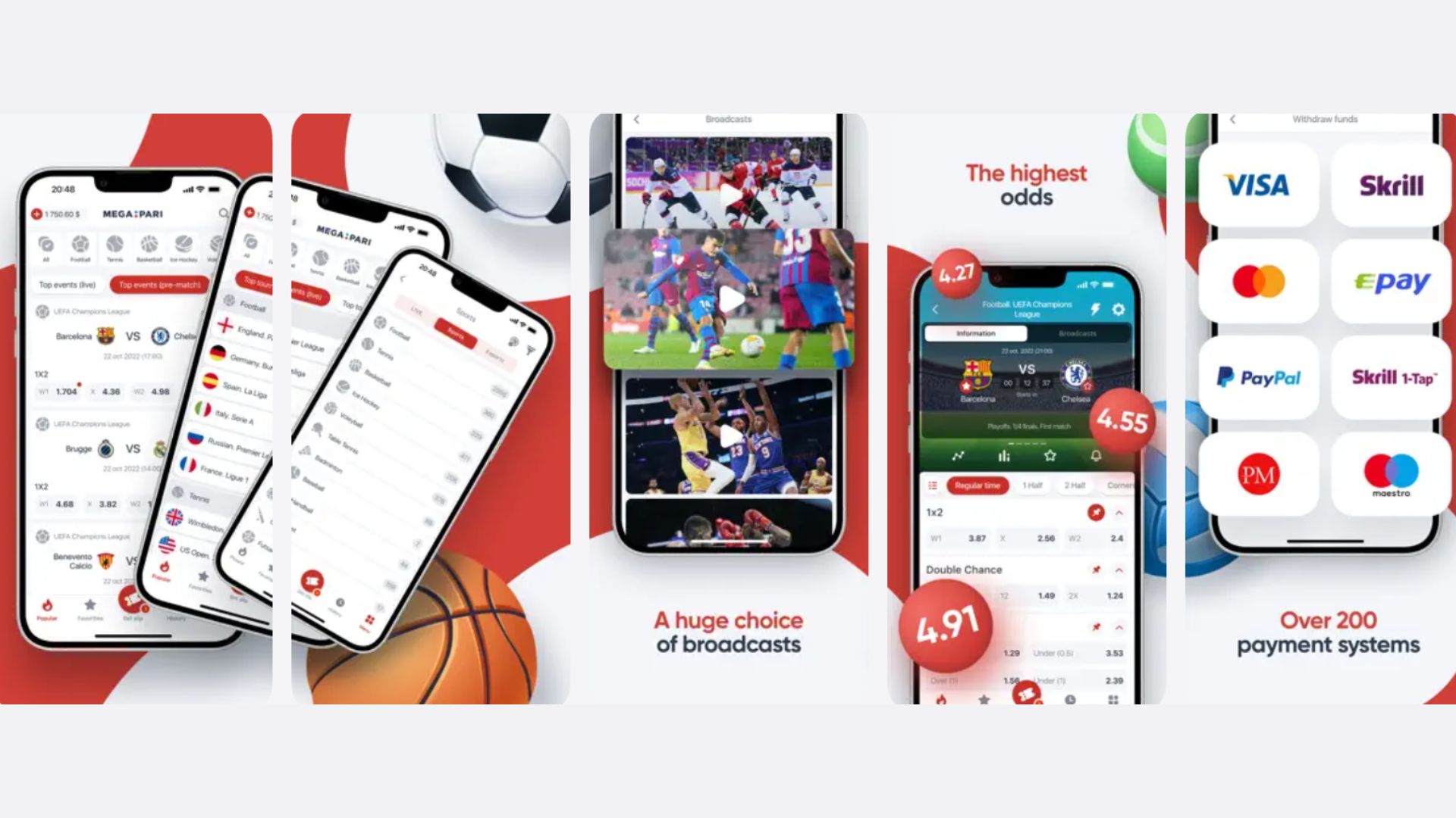 Application Megapari avis mobile Android iOS