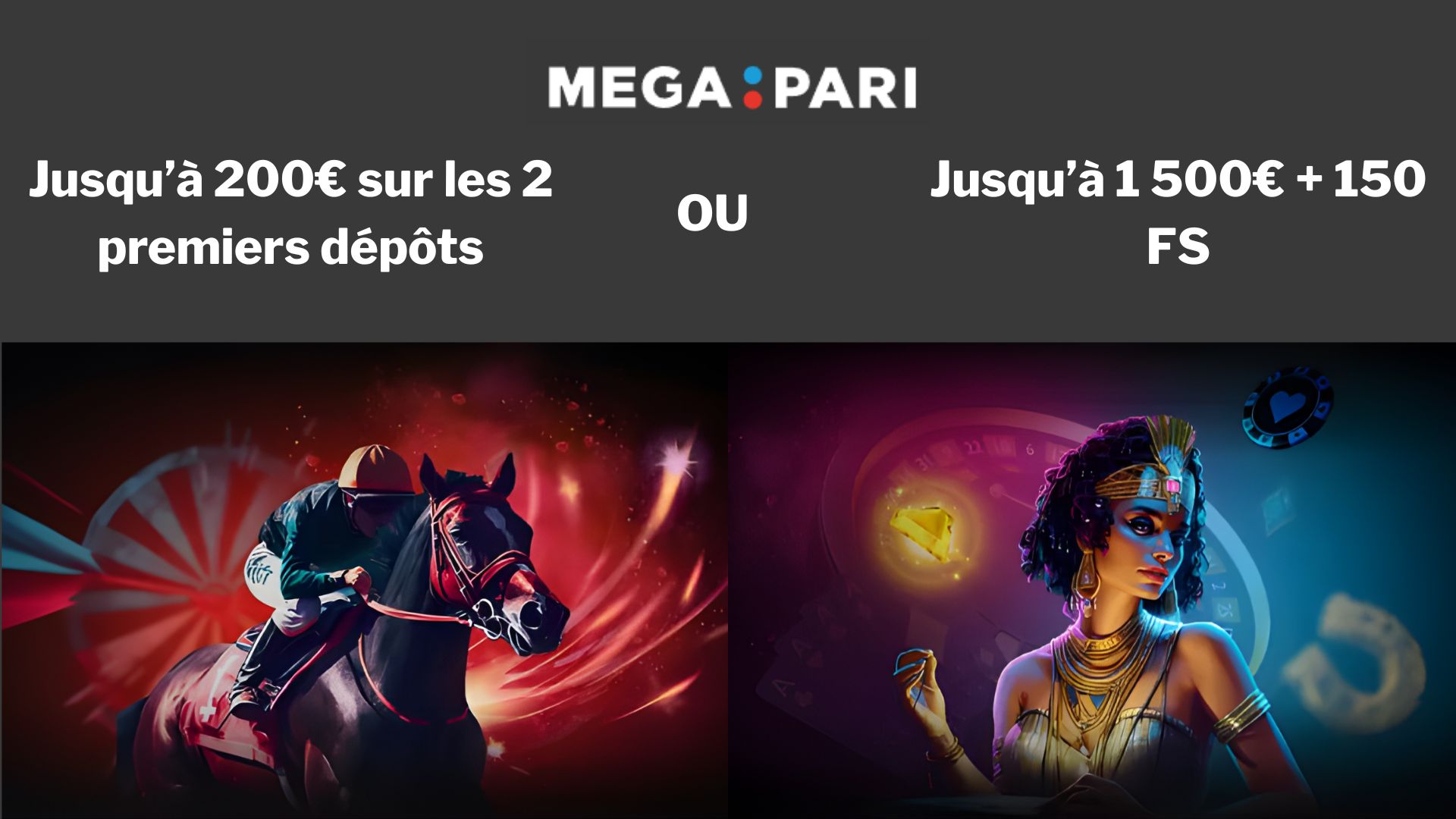 Avis Megapari bonus bienvenue sport casino