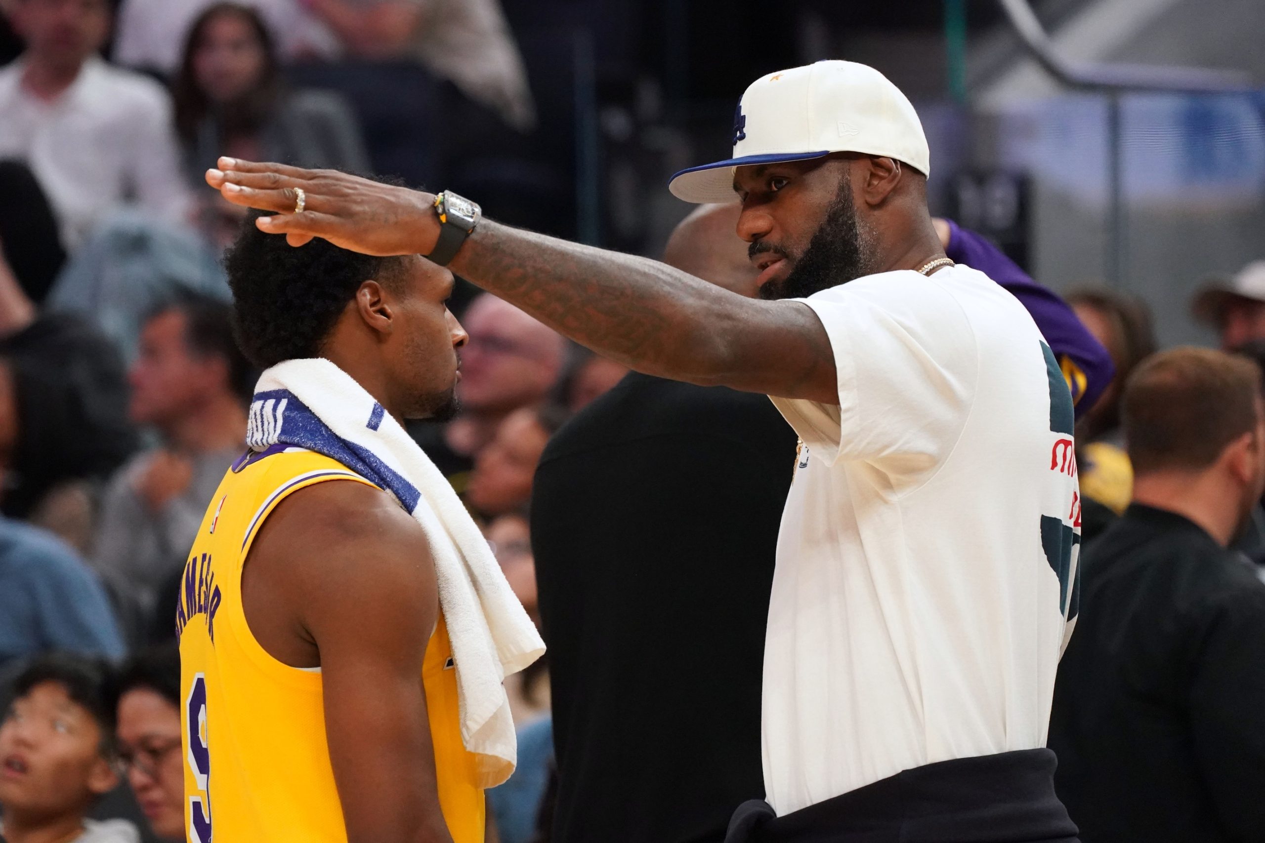 LeBron James avec Bronny