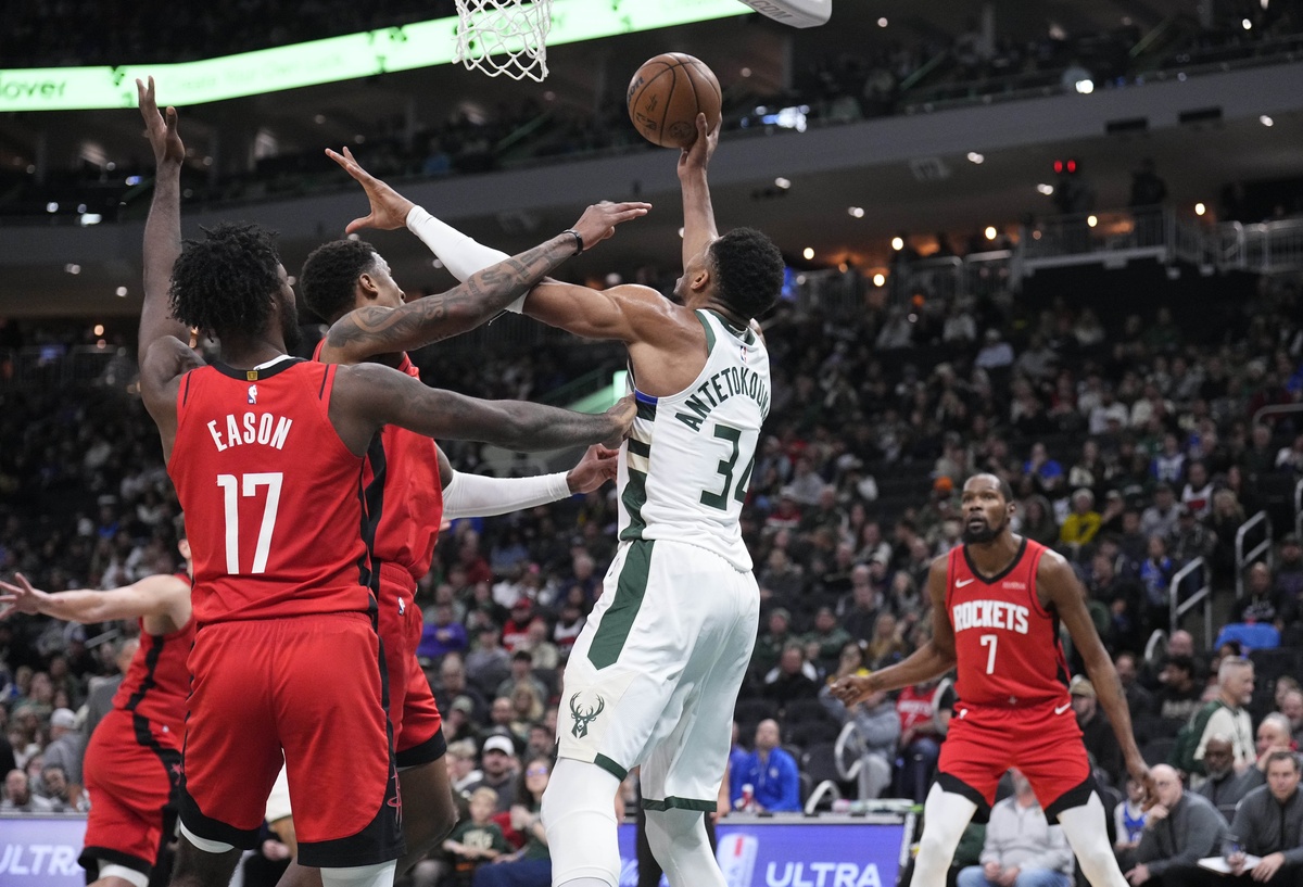 Les Rockets face aux Bucks
