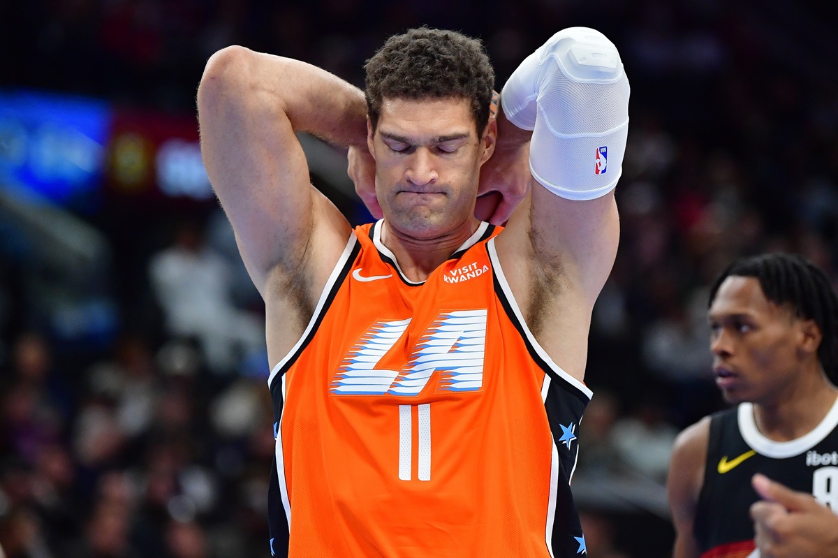 Brook Lopez (Clippers) contre les Nuggets