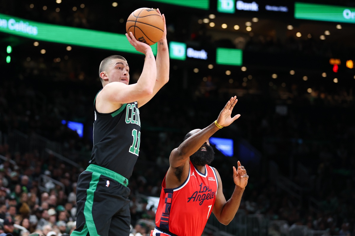 Payton Pritchard (Celtics) contre les Clippers