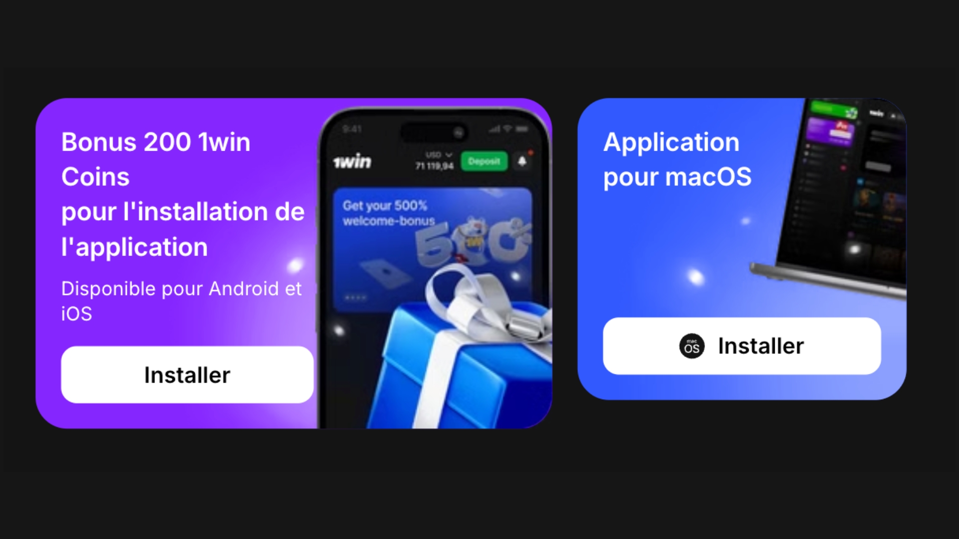 Procurez-vous l'APK 1win et jouez sur mobile où que vous soyez en Afrique