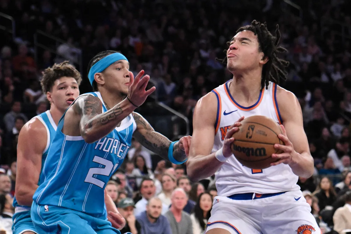 Pacôme Dadiet avec les Knicks