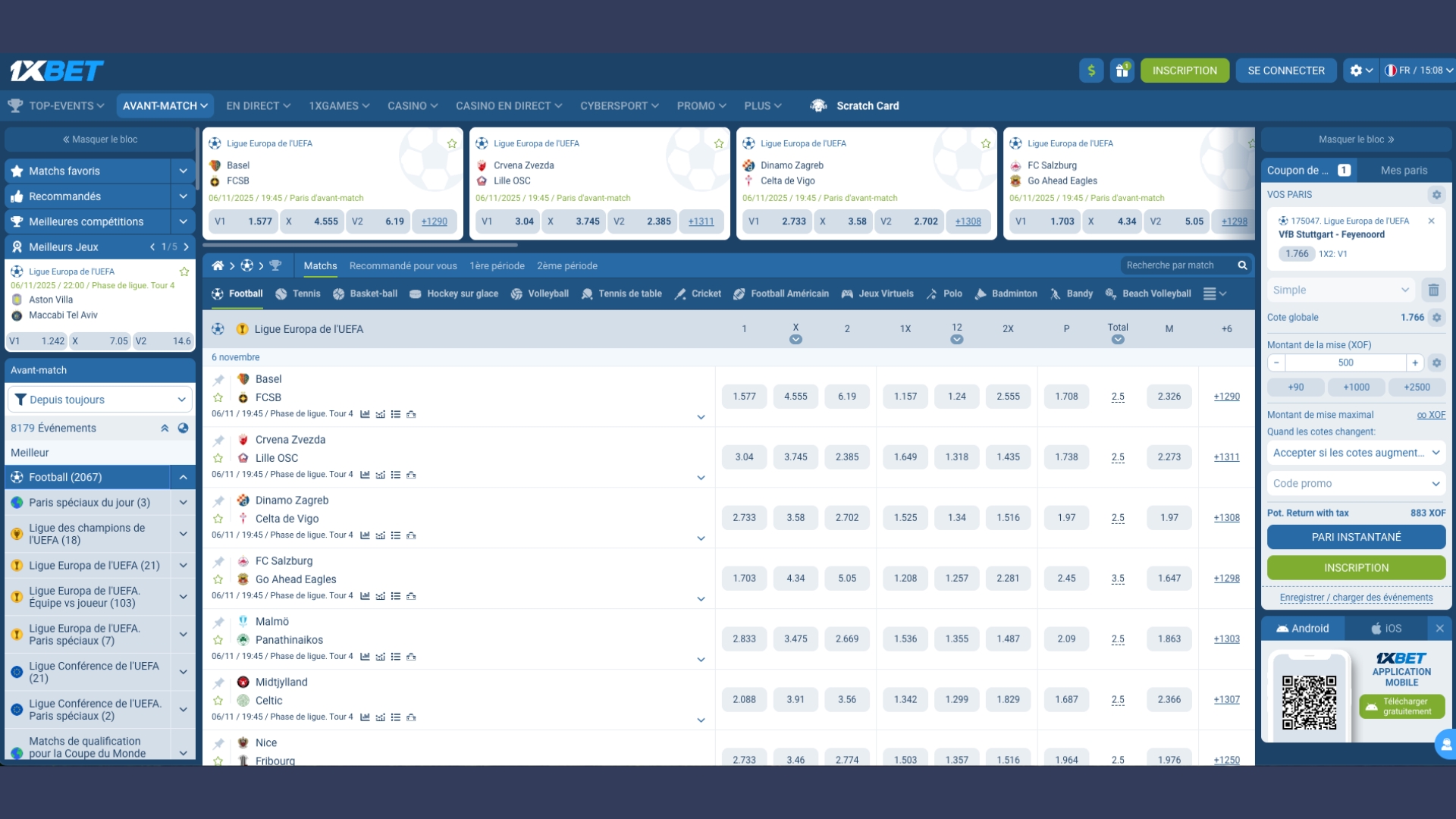 Évaluation offre 1xBet 70 sports disponibles football basket NBA tennis cotes marges faibles