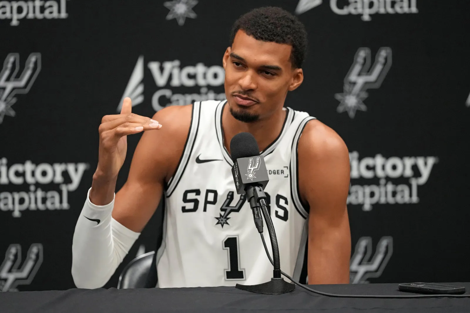 Victor Wembanyama avec les Spurs