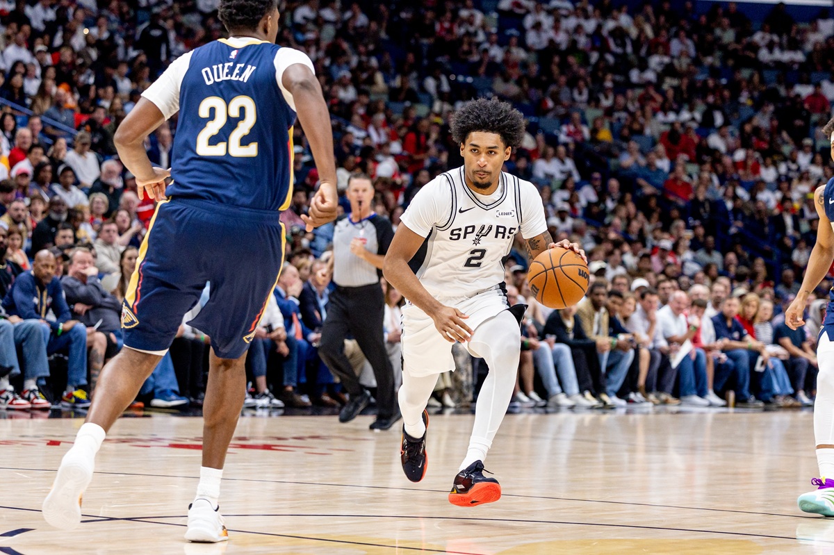 Dylan Harper (Spurs) contre les Pelicans