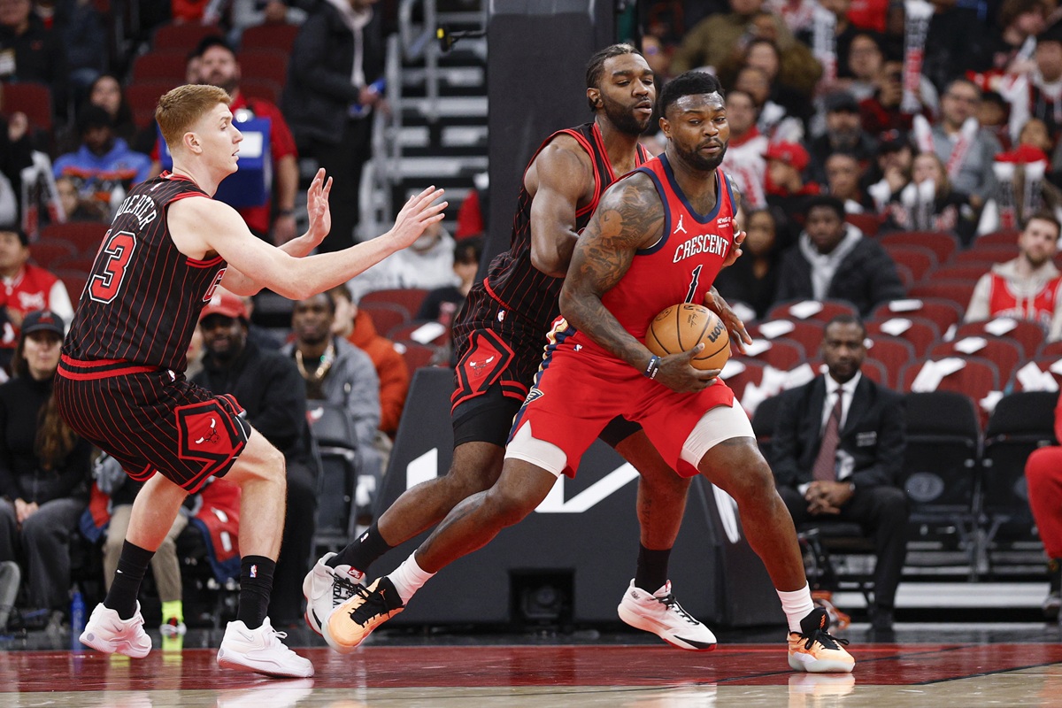 Zion WIlliamson (Pelicans) contre les Bulls