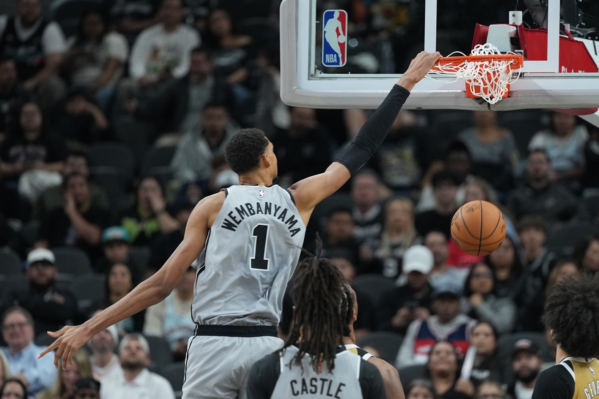 Victor Wembanyama (Spurs) contre les Wizards