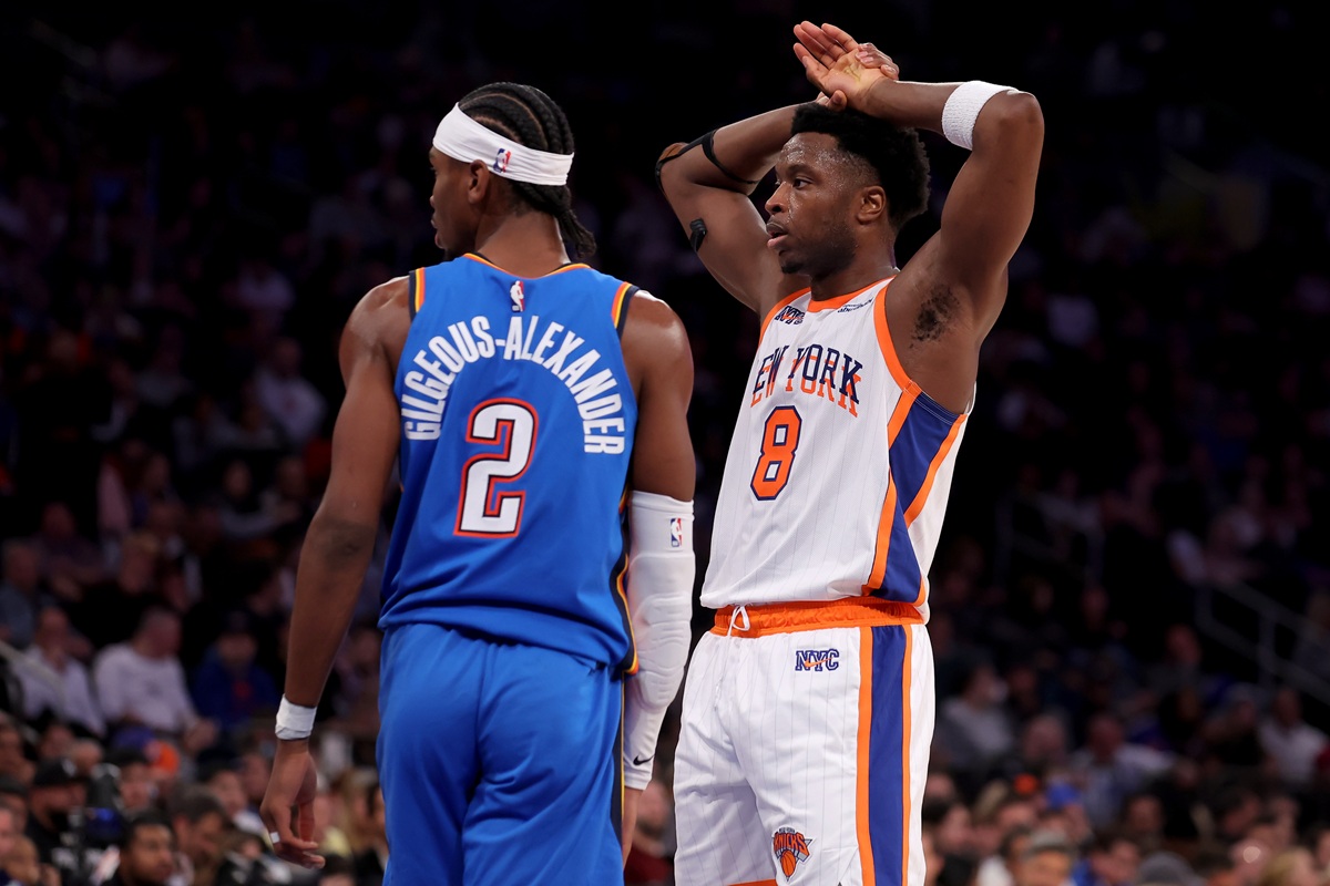 OG Anunoby (Knicks) contre le Thunder