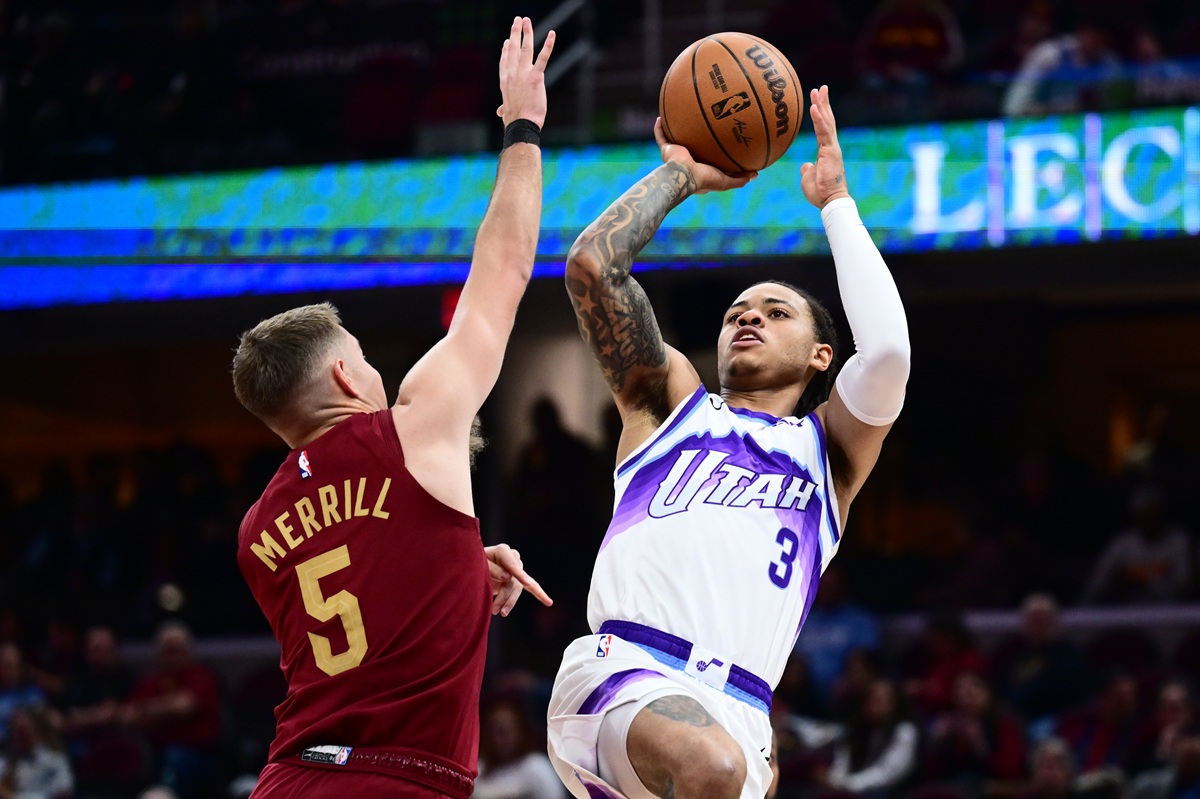 Keyonte George (Jazz) contre les Cavaliers