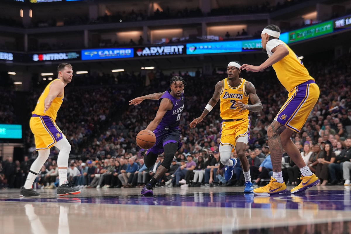 Les Kings face aux Lakers