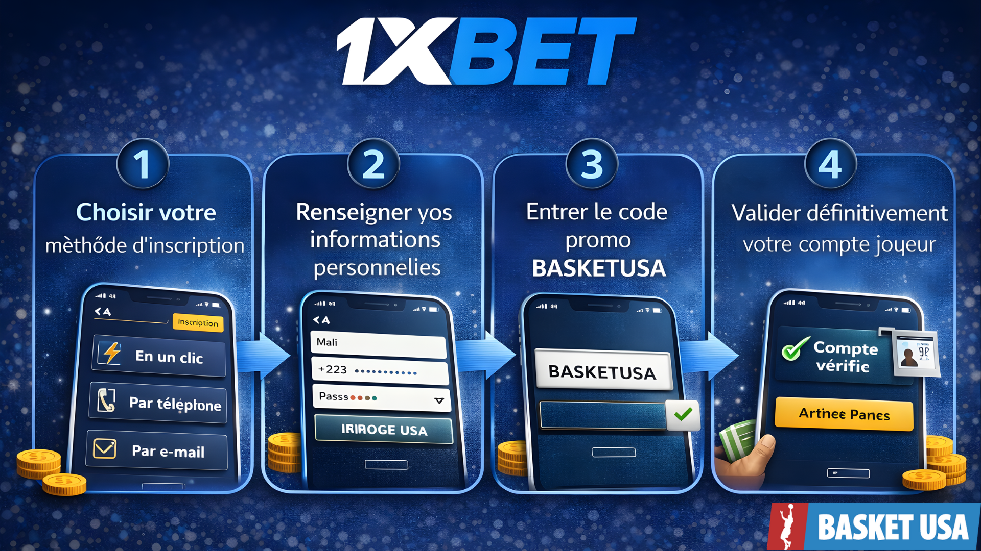 1xbet apk inscription - créer compte application mobile 1xbet 2026 code promo