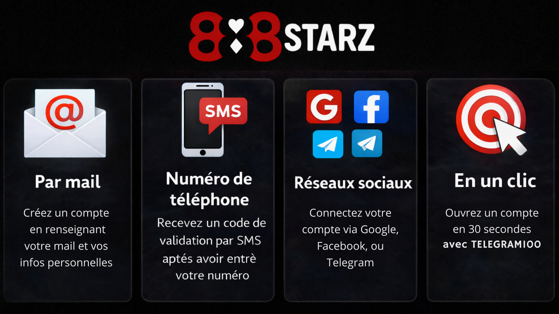 Conditions d’inscription 888Starz âge légal pays autorisés Afrique