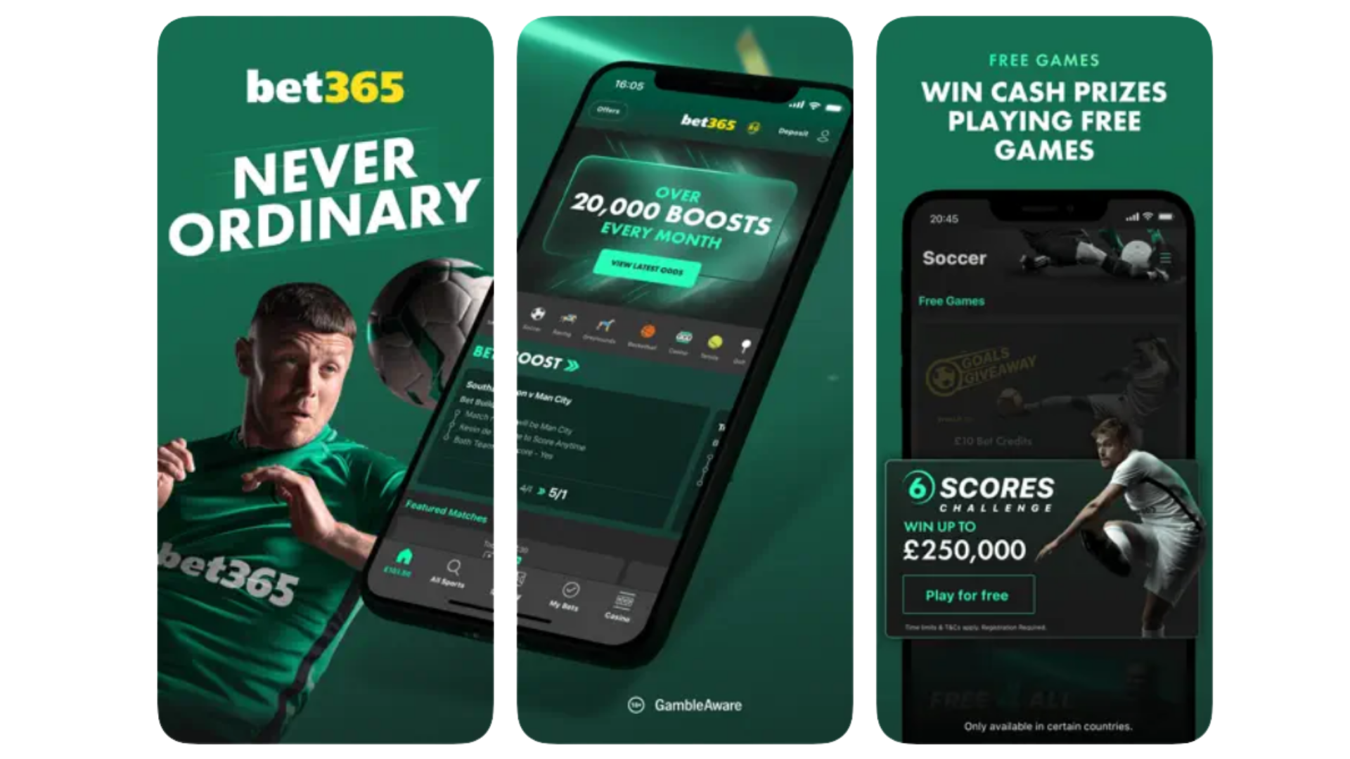 L'application Bet365 sur l'app store